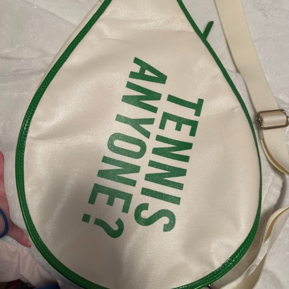 Kate Spade Make A Racquet Tennis racket Bag like new no tags RARE!! - Picture 5 of 16